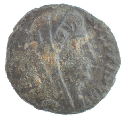 Római Birodalom / I. Constantinus ~337-340. AE4 bronz, posztumusz veret (1,30g) T:VF Roman Empire / Constantine I ~337-340. AE4 bronze, posthumous issue '[DV CONSTANTI]-NVS PT AVGG' (1,30g) C:VF