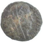 Római Birodalom / I. Constantinus ~337-340. AE4 bronz, posztumusz veret (1,30g) T:VF Roman Empire / Constantine I ~337-340. AE4 bronze, posthumous issue '[DV CONSTANTI]-NVS PT AVGG' (1,30g) C:VF