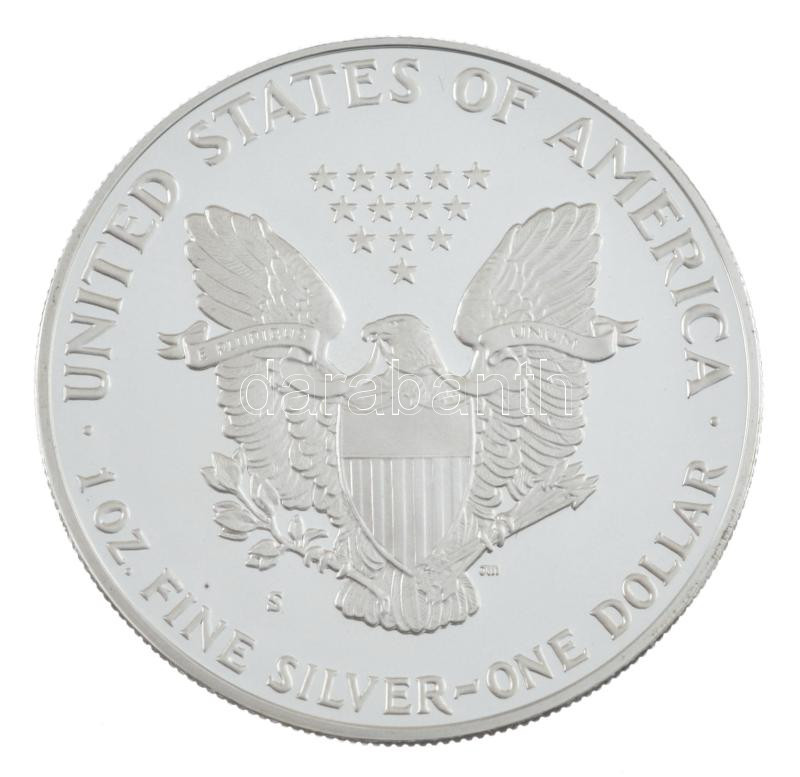Amerikai Egyesült Államok 1988S 1$ Ag tanúsítvánnyal, dísztokban T:PP USA 1988S 1 Dollar Ag with certificate in display case C:PP Krause KM#273