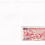 Tanzánia 1993. 50Sh felbélyegzett borítékban, bélyegzéssel T:UNC Tanzania 1993. 50 Shilingi in envelope with stamp and cancellation C:UNC - Image 2