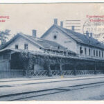 1910 Segesvár, Schässburg, Sighisoara; Eisenbahnstation / vasútállomás. W. Nagy kiadása / railway station (Rb)