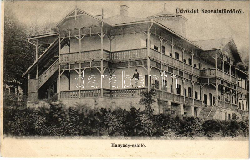 1907 Szováta, Sovata; Hunyady szálloda. Hönig Bernát kiadása / hotel, spa (EK)