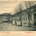Gyulafehérvár, Alba Iulia; M. kir. állami iskola. Papp György kiadása / school (EK)