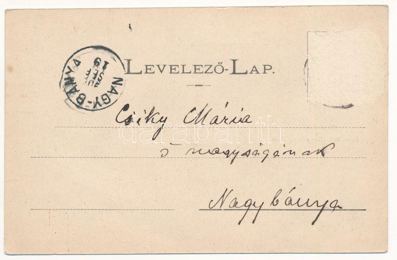 1900 Felsőbánya, Baia Sprie; Keleti bányatelep, M. kir. bányaiskola, Római katolikus fiú- és leányiskola / mine, miners' school, Catholic school (Rb) - Image 2