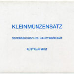 Ausztria 1984. 2gr-20Sch (8xklf) forgalmi sor + Bécsi Verde zseton, eredeti tokban T:PP Austria 1984. 2 Groschen - 20 Schilling (8xdiff) coin set + Vienna Mint token, in original case C:PP
