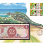 Trinidad és Tobago 1985. 1$ felbélyegzett borítékban, bélyegzéssel T:UNC Trinidad and Tobago 1985. 1 Dollar in envelope with stamp and cancellation C:UNC