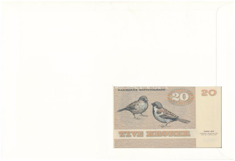 Dánia 1972. 20K borítékon grönlandi bélyeggel, bélyegzéssel T:UNC Denmark 1972. 20 Kroner in envelope with Greenlandic stamp and cancellation C:UNC - Image 2