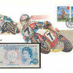 Man-sziget DN (1979) 50p felbélyegzett borítékban, alkalmi bélyegzéssel T:UNC Isle of Man ND (1979) 50 Pence in envelope with stamp and cancellation C:UNC
