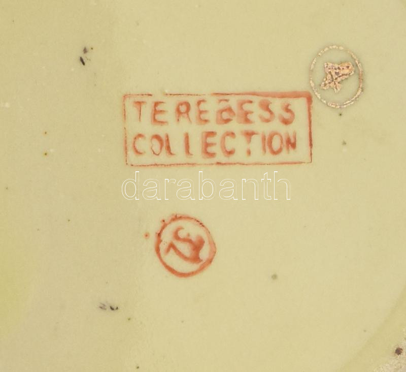 Terebess keleti stílusú porcelán váza, jelzett, mázrepedésekkel, kopásokkal, m: 41 cm - Image 3