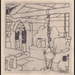 Toroczkai Wigand Ede (1869-1945): Eresz. Nyomat, papír. Lapszéli foltokkal. 10,5x10 cm. - Image 2