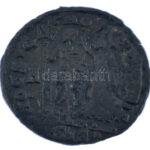 Római Birodalom / Siscia / II. Constantius, Vetranius alatt verve 350. AE2 (4,62g) T:VF Roman Empire / Siscia / Constantius II, struck under Vetranio 350. AE2 'D N CONSTAN-TIVS P F AVG - A - star/ HOC SIG-NO VI[CTOR ER]IS - A - [dot gamma] SIS - Image 2