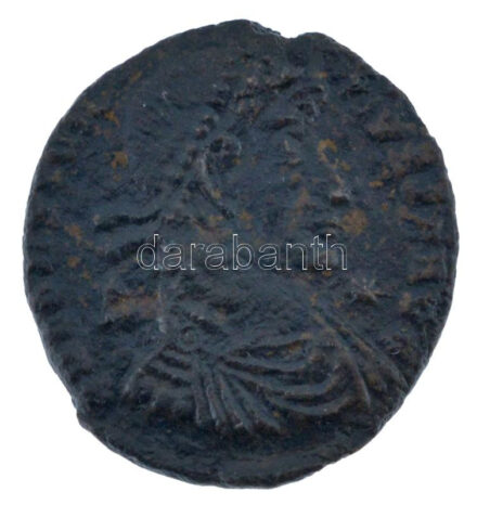 Római Birodalom / Siscia / II. Constantius, Vetranius alatt verve 350. Centenionalis (4,56g) T:VF Roman Empire / Siscia / Constantius II, struck under Vetranio 350. Centenionalis 'D N CONSTANTIVS P F AVG - A - star/ [CONCORDIA] MILITVM - A - [dot