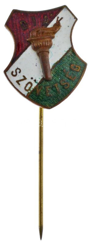 ~1948. 'Diákszövetség' zománcozott jelvény (20x16mm) T:1-