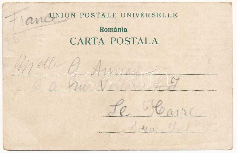 Salutari din Romania / Greetings from Romania! Romanian folklore. Editura Ad. Maier & D. Stern. Art Nouveau, floral (EK) - Image 2