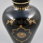 Fabergé Firebird porcelán váza. Matricás, jelzett, hibátlan. 25 cm, - Image 2