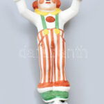 Hutschenreuther bohóc. Biszkvit porcelán, kézzel festett, jelzett, hibátlan. 13 cm