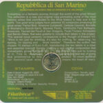 San Marino 2007. 50c díszcsomagolásban, benne 10db san marinoi bélyeggel T:UNC San Marino 2007. 50 Cent in decorative case, within 10pcs stamps from San Marino C:UNC - Image 2