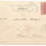 1901 Galati, Galatz; Piata Regala, Caffe International / square, tram, café, bank, shops. Anton Pappadopol (EK) - Image 2
