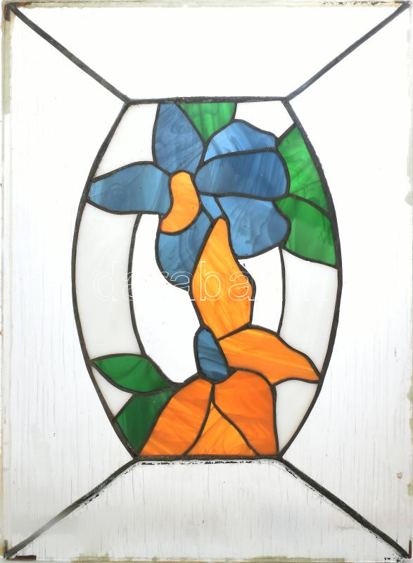 Modern ólomüveg 35x48 cm