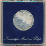 Belgium 1980. 500Fr ezüstözött Cu-Ni 'A Függetlenség 150. évfordulója' holland felirattal, műanyag dísztokban T:AU,XF patina Belgium 1980. 500 Francs silver plated Cu-Ni '150th Anniversary of Independence' with Dutch text, in plastic case