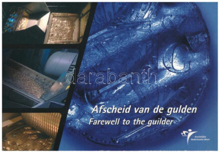 Hollandia 1991-2001. 5c-5G (6xklf) érvénytelenített forgalmi összeállítás karton 'Búcsú a guldentől' dísztokban. Netherlands 1991-2001. 5 Cent - 5 Gulden (6xdiff) cancelled coin set in 'Farewell to the guilder' cardboard case.