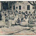 1915 Rakasdia, Rakasd, Racasdia; Selyembeváltás. M. E. Hoffmann kiadása / Alegatura Gogoaselor / silk collecting (EK)