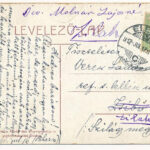 1912 Élesd, Alesd; Kossuth tér, kút, Klein Bernáth és Jakabfi Jakab üzlete, Sándor Mór nyomdája, papírkereskedése és saját kiadása. W.L. 295. / square with well and shops (kopott sarkak / worn corners) - Image 2