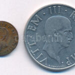 Olaszország 1867M 1c Cu 'II. Viktor Emánuel' + 1940. 2L acél 'III. Viktor Emánuel' T:F,XF Italy 1867M 1 Centesimi Cu 'Vittorio Emanuele II' + 1940. 2 Lire steel 'Vittorio Emanuele III' C:F,XF