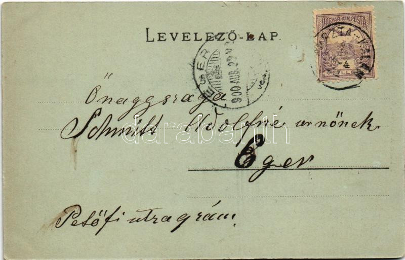 1900 Vajdahunyad, Hunedoara; Hunyadi vár. Schuller A. kiadása / castle - Image 2