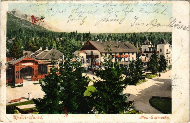 1903 Újtátrafüred, Neu-Schmecks, Novy Smokovec (Magas-Tátra, Vysoké Tatry); (EK)