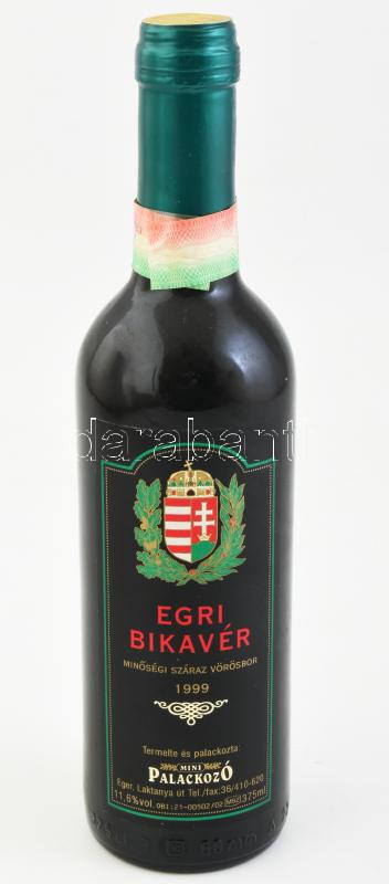 1999 Egri bikavér, termelte és palackozta: Mini Palackozó, 0,375 l
