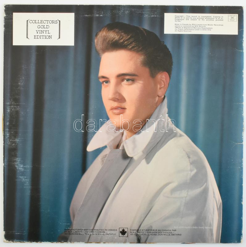 Elvis Presley - 50,000,000 Elvis Fans Can't Be Wrong - Elvis' Gold Records - Volume 2. Vinyl, LP, Compilation, Reissue, Stereo, Gold Transparent Vinyl. RCA. Kanada, 1978. jó állapotban - Image 2