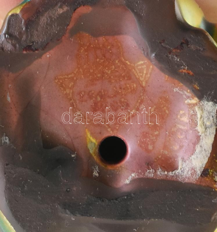 Zsolnay eozin mázas békakirály, kopott, jelzett, m: 8 cm - Image 2