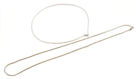 2 db ezüst (Ag) nyaklánc 18 g