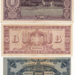 1945. 100P + 1946. 10.000MP-100.000BP (5x) T:II--III szép papír - Image 2