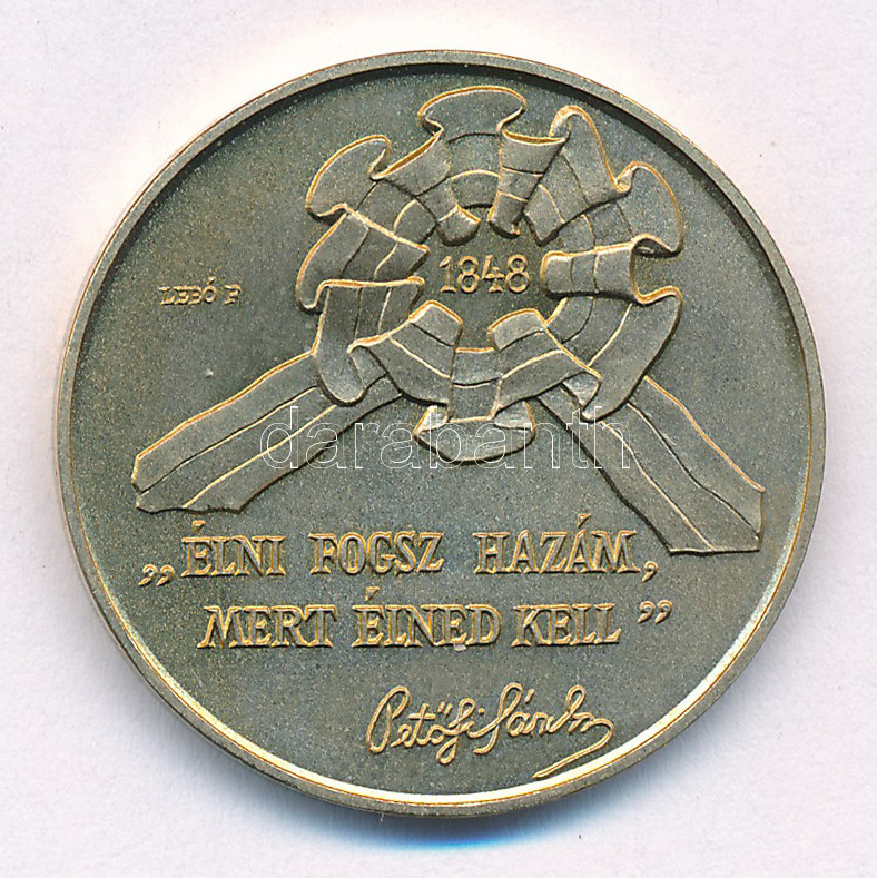 1998. 100Ft Cu-Ni-Zn '1848-49-es szabadságharc' T:AU patina Adamo EM150