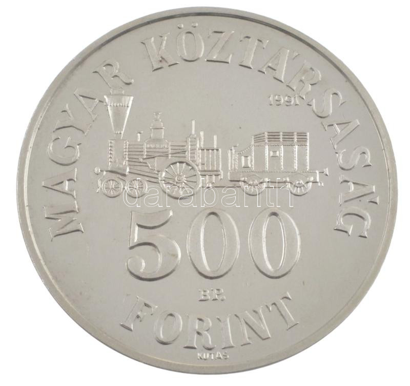 1991. 500Ft Ag 'Széchenyi István' dísztokban T:PP Adamo EM122