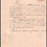 1904 Plósz Sándor (1846-1925) igazságügy-miniszter által aláírt okirat