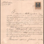 1904 Plósz Sándor (1846-1925) igazságügy-miniszter által aláírt okirat - Image 2