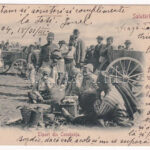 1904 Constanta, Salutari din Romania. Tipuri din Constanta / market, Romanian folklore (EK)