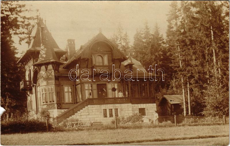 Tátra, Magas-Tátra, Vysoké Tatry; Ráth villa / villa. photo (b)