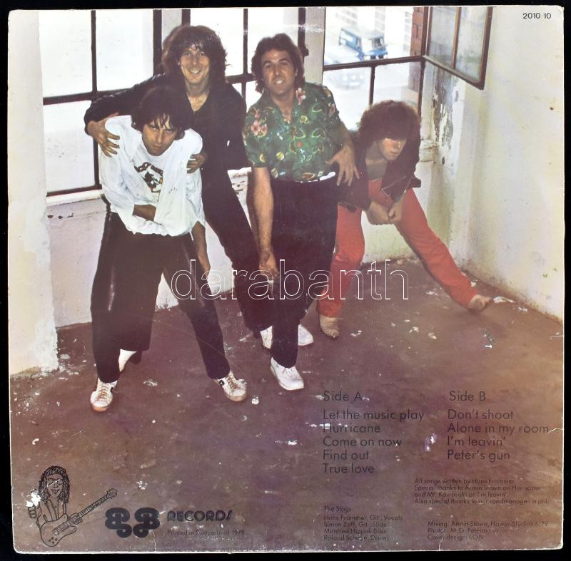 The Stags - Don't Shoot. Vinyl, LP. BB Records. Svájc, 1979. jó állapotban - Image 2