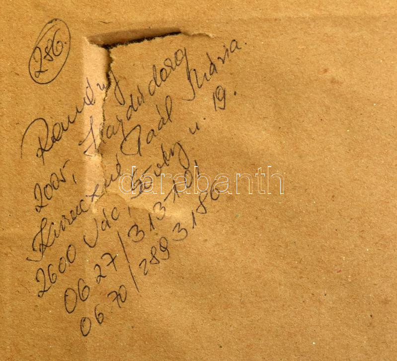 Kuruczné Paál Mária (1943-): Remény, 2005. Tűzzománc, fémlemez, jelzett a hátoldalán. Dekoratív fakeretben. 14,5x9,5 cm - Image 3