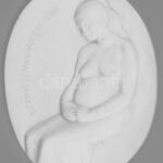 1978 Hódmezővásárhely, biszkvit porcelán plakett, jelzés nélkül, 16x12 cm