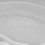 1978 Hódmezővásárhely, biszkvit porcelán plakett, jelzés nélkül, 16x12 cm - Image 2