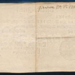 1784 Urlaubs-Zettel, leszerelt katona úti okmánya, hajtott./ Urlaubszettel (passport) of disarmed soldier - Image 2