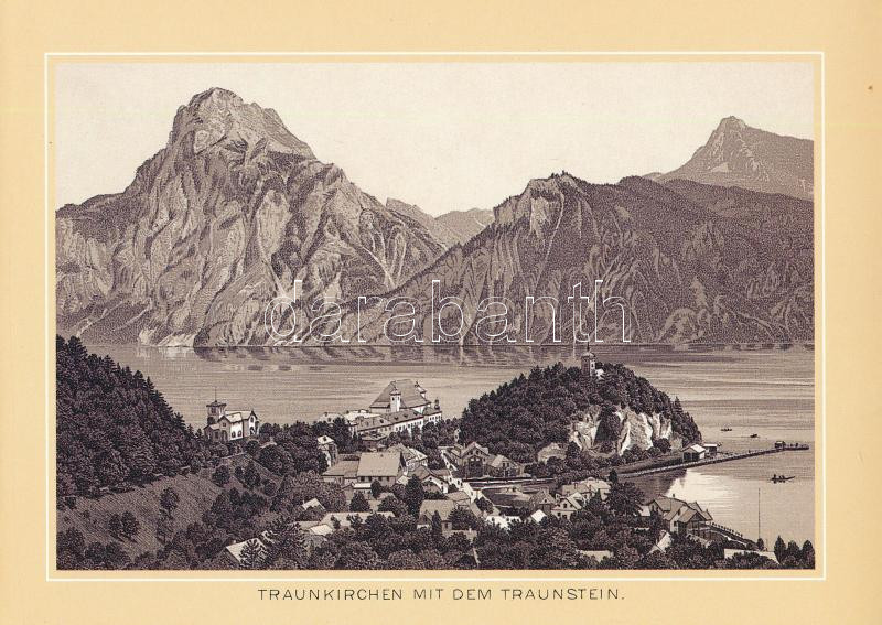 cca 1980-2000 Die Salzkammergut-Bahn. Régi leporelló modern kiadása. Német nyelven. Kiadói papírborítóban. - Image 2