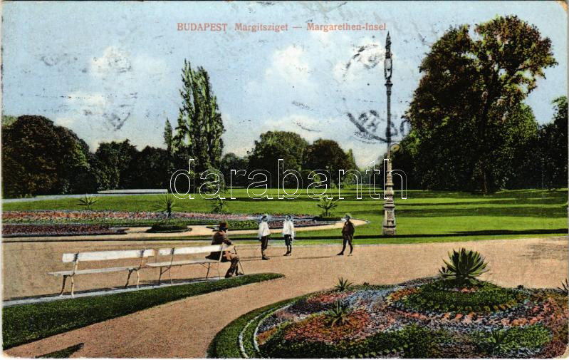 1916 Budapest XIII. Margitsziget (EK)