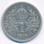 Ausztria 1896. 1K Ag 'Ferenc József' T:2- Austria 1896. 1 Corona Ag 'Franz Joseph' C:VF Krause KM#2804 - Image 2
