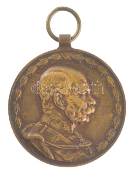 1911. 'Díszérem a Tűzoltás és Mentés Terén Teljesített 25 Évi Eredményes Tevékenységért' bronz kitüntetés mellszalag nélkül, KB verdejellel. Szign.: REISNER T:AU,XF patina, kis ph / Hungary 1911. 'Medal of Honour for Fire Service